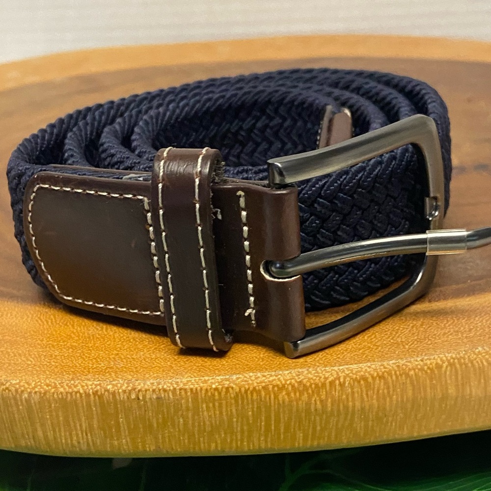 DG Hill Navy able Wovwn Nautical Belt